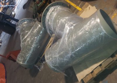 20 inch butt weld Y-strainer for delivery